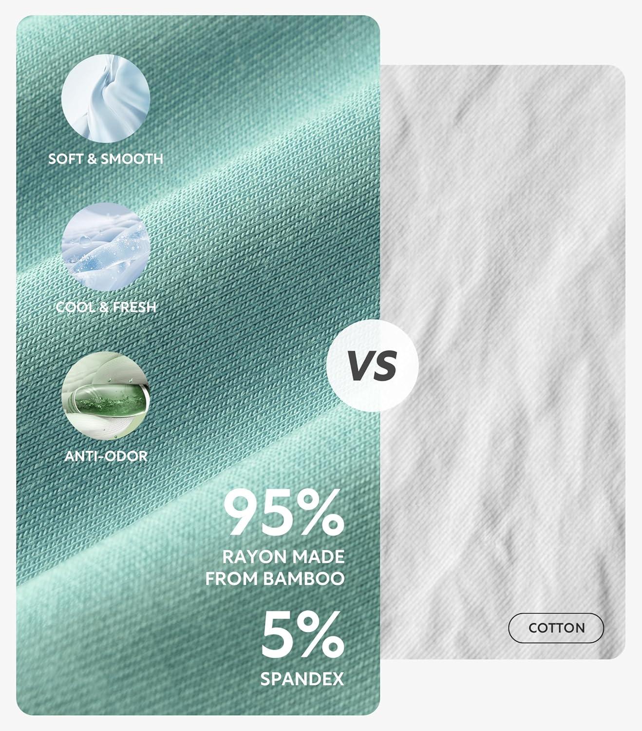 imageDAVID ARCHY Mens Underwear Moisture Wicking Breathable Rayon Made from Bamboo Seamless Underwear with Support Pouch 4 PackAssorted Colors