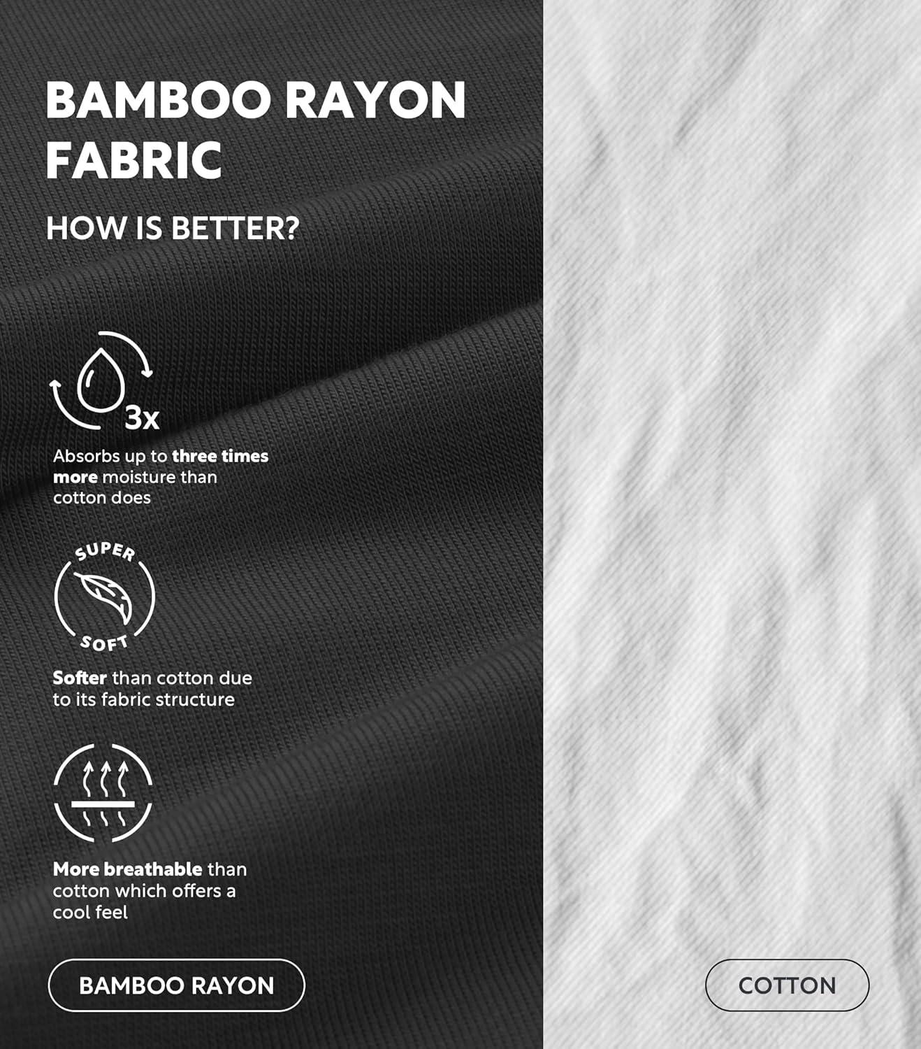 imageDAVID ARCHY Mens Underwear Moisture Wicking Breathable Rayon Made from Bamboo Seamless Underwear with Support Pouch 4 PackBlack