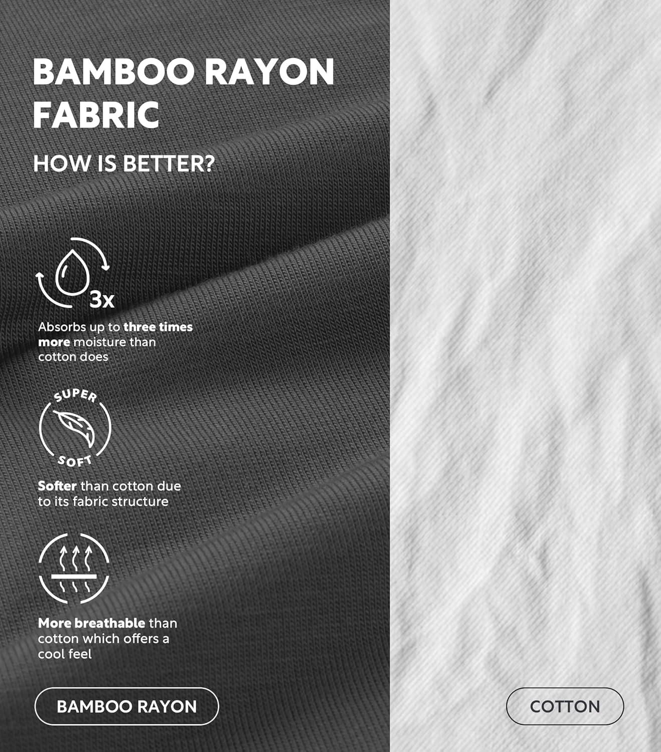 imageDAVID ARCHY Mens Underwear Moisture Wicking Breathable Rayon Made from Bamboo Seamless Underwear with Support Pouch 4 PackNavy BlueDark Gray  35 Short Leg No Fly