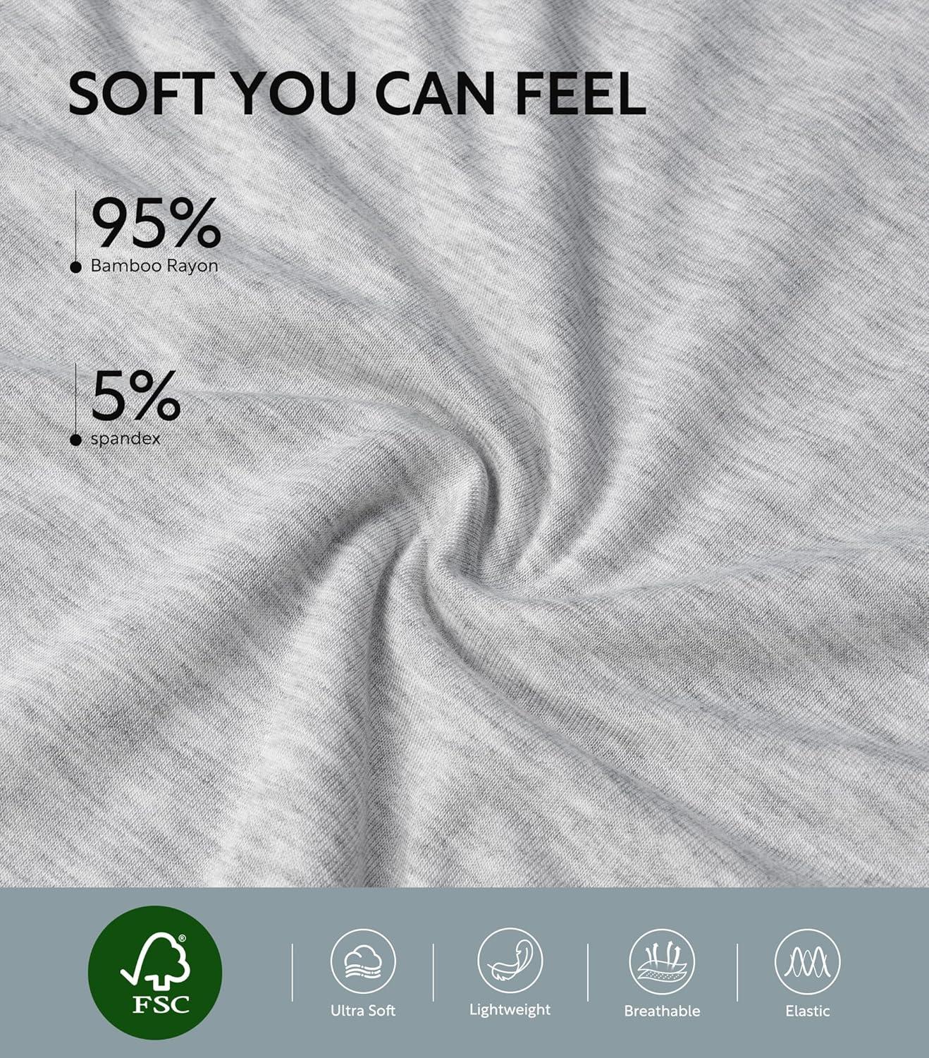 imageDAVID ARCHY Women Pajama Pants Bamboo Rayon Comfy Cooling Lounge Sleep Flowy Casual Wide Leg Pj Bottom with Pockets 12 PackAgray