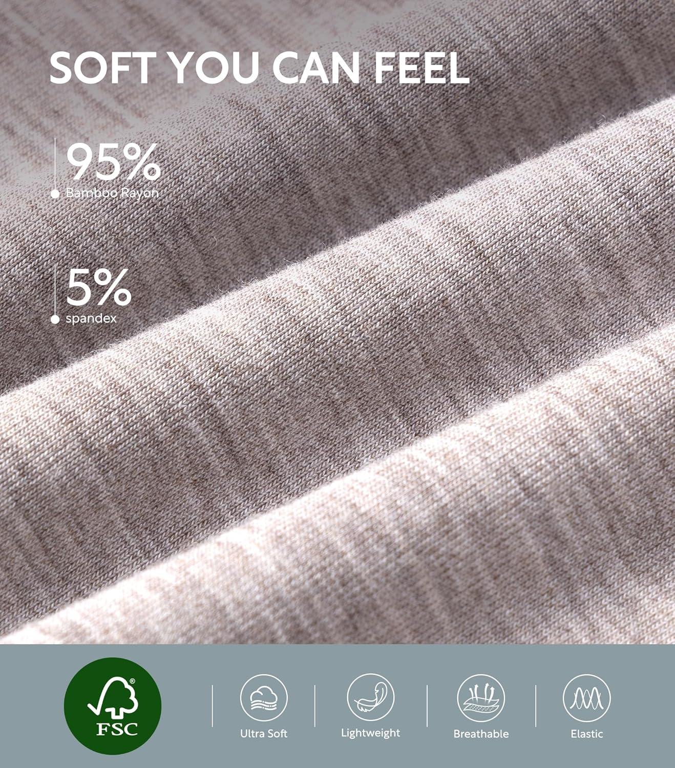 imageDAVID ARCHY Women Pajama Pants Bamboo Rayon Comfy Cooling Lounge Sleep Flowy Casual Wide Leg Pj Bottom with Pockets 12 PackBlight Coffeegray