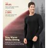 imageDAVID ARCHY Mens Heavyweight Thermal Underwear for Extreme Cold Perfect for Harsh Winter from 10C to 5CAblack