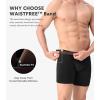imageDAVID ARCHY Mens Underwear Moisture Wicking Breathable Rayon Made from Bamboo Seamless Underwear with Support Pouch 4 PackBlack  With Fly