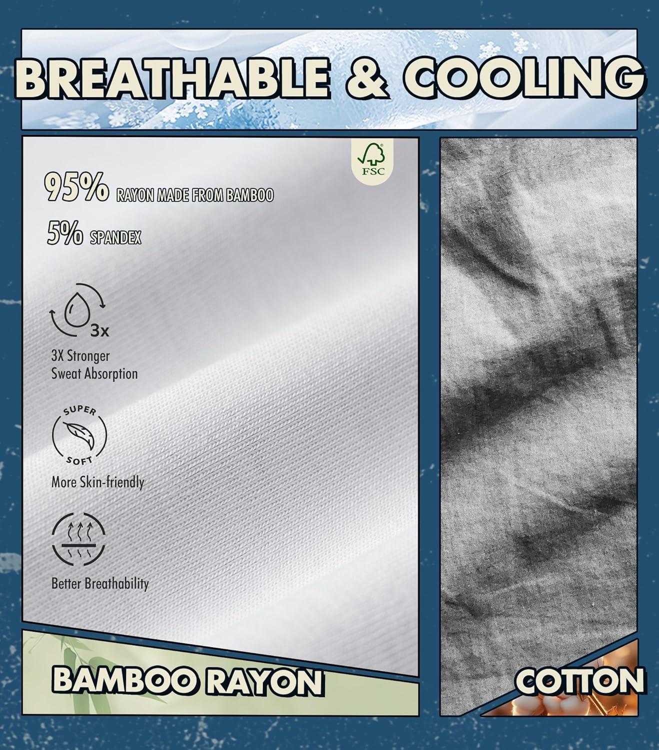 Separatec Boxer Uomo 7 Confezioni – Doppio Sacco In Bambù Rayon, Morbido E Traspirante Per Il Massimo Comfort Quotidiano