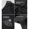 imageDAVID ARCHY Mens Tank Top Bamboo Rayon Undershirts Tank Shirt MoistureWicking AShirt for Men 3 or 5 PackTank Top Black Cotton