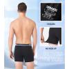 imageSeparatec Cotton Dual Pouch Mens Underwear Comfortable Soft Breathable Everyday Boxer Briefs for men 7 PackStarter Pack 3 Pieces  Black