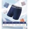 imageSeparatec Cotton Dual Pouch Mens Underwear Comfortable Soft Breathable Everyday Boxer Briefs for men 7 PackStarter Pack 3 Pieces  Grey Blue Dark BlueGrey Purple