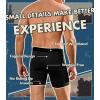 imageSeparatec Dual Pouch Mens Underwear Breathable Cooling Rayon Made from Bamboo Underwear Men Boxer Briefs and Trunks 7 PackDual Pouch  Boxer Briefs  Black