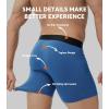 imageSeparatec Dual Pouch Mens Underwear Breathable Cooling Rayon Made from Bamboo Underwear Men Boxer Briefs and Trunks 7 PackDual Pouch  Boxer Briefs  Bright BlueLight BlueRedOrangeYellowLight GreenMarron