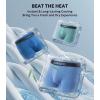 imageSeparatec Dual Pouch Mens Underwear Breathable Cooling Rayon Made from Bamboo Underwear Men Boxer Briefs and Trunks 7 PackDual Pouch  Trunks  Bright BlueLight BlueRedOrangeYellowLight GreenMarron