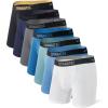 Dual Pouch - Boxer Briefs - Light Green/Bright Blue/Moonlight Blue/Navy Blue/White/Dark Gray/Black
