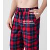 imageDAVID ARCHY Mens Flannel Pajama Pants Soft Cotton PJ Bottoms Warm Plaid Lounge Sleep Pants with Pockets Relaxed Fit 2packNavy Blue PlaidMaroon Plaid