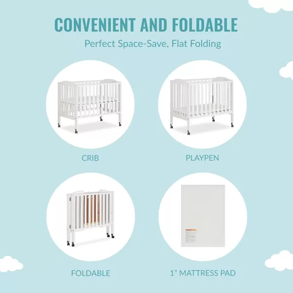 2 in 1 Portable Folding Stationary Side Crib in Cherry, Greenguard Gold Certified , 2 Piece Set