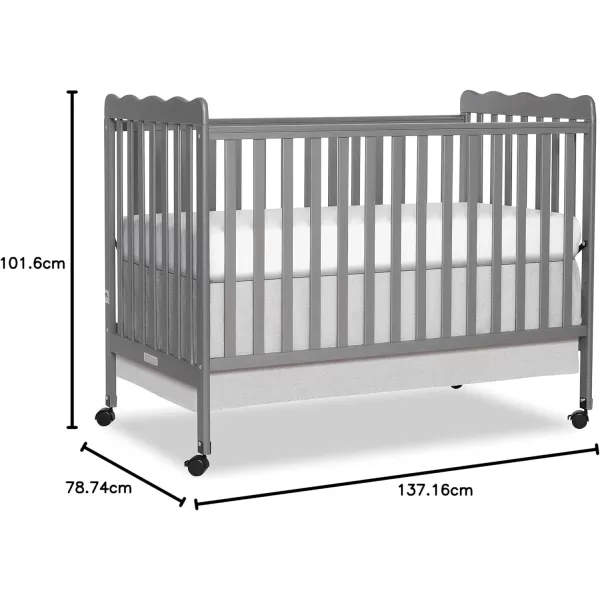 Carson Classic 3-in-1 Convertible Crib in White