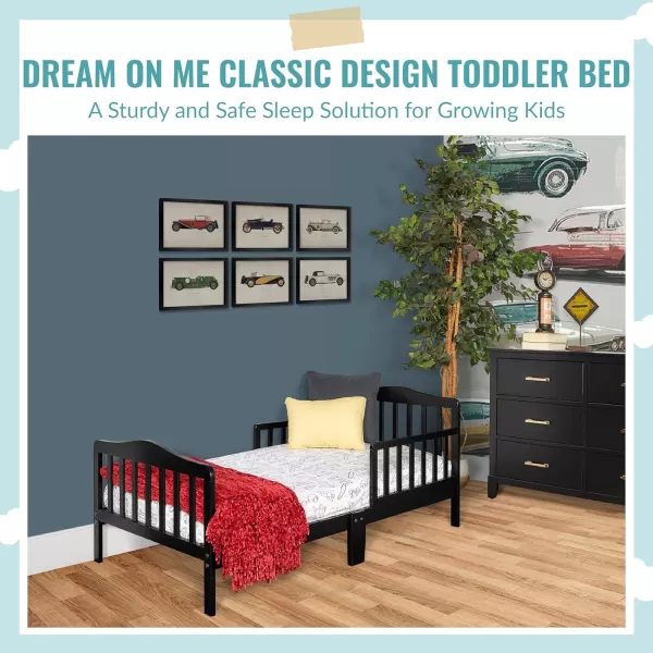 Classic Design Toddler Bed in Steel Grey, Greenguard Gold Certified