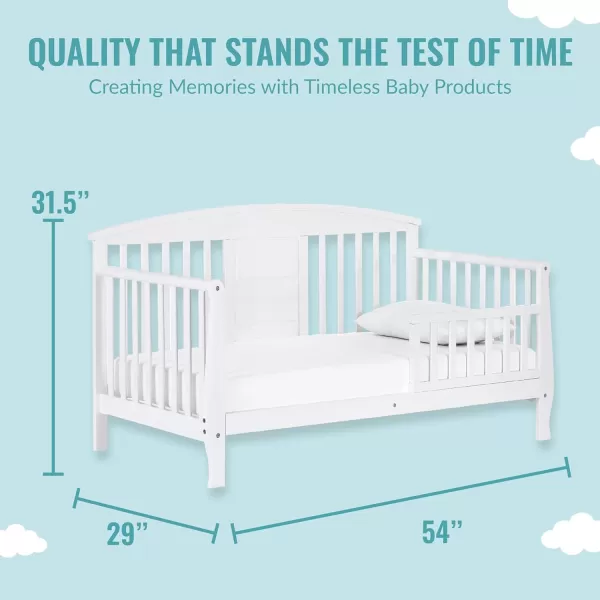 Dallas Toddler Day Bed, White 