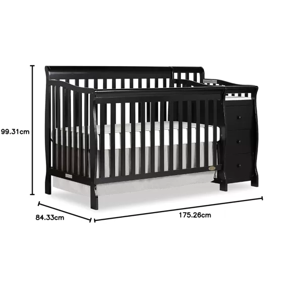 Dream On Me 5 in 1 Brody Convertible Crib with Changer