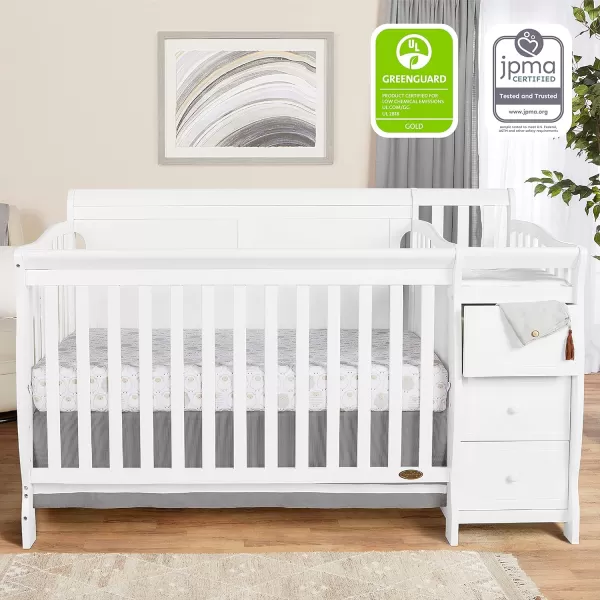 Dream On Me 5 in 1 Brody Convertible Crib with Changer