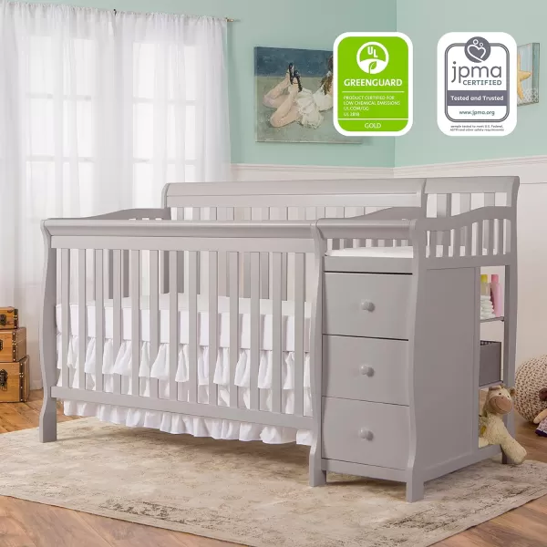 Dream On Me 5 in 1 Brody Convertible Crib with Changer