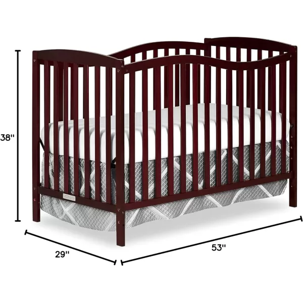 Dream On Me Chelsea 5-In-1 Convertible Crib In Espresso, JPMA Certified