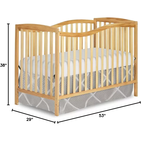 Dream On Me Chelsea 5-In-1 Convertible Crib In Espresso, JPMA Certified