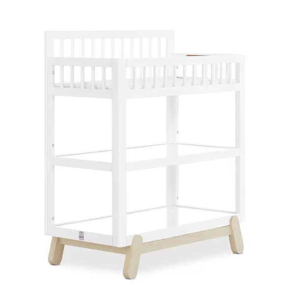 Dream On Me Hygge 5-in-1 Convertible Crib in Pebble Grey Oak, JPMA &amp; Greenguard Gold Certified, Made of Sustainable Pinewood, Easy to Clean, Safe Wooden Nursery Furniture