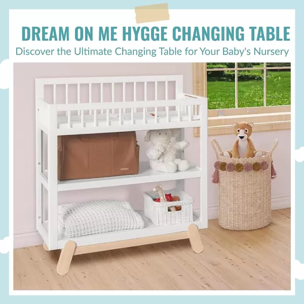 Dream On Me Hygge 5-in-1 Convertible Crib in Pebble Grey Oak, JPMA &amp; Greenguard Gold Certified, Made of Sustainable Pinewood, Easy to Clean, Safe Wooden Nursery Furniture