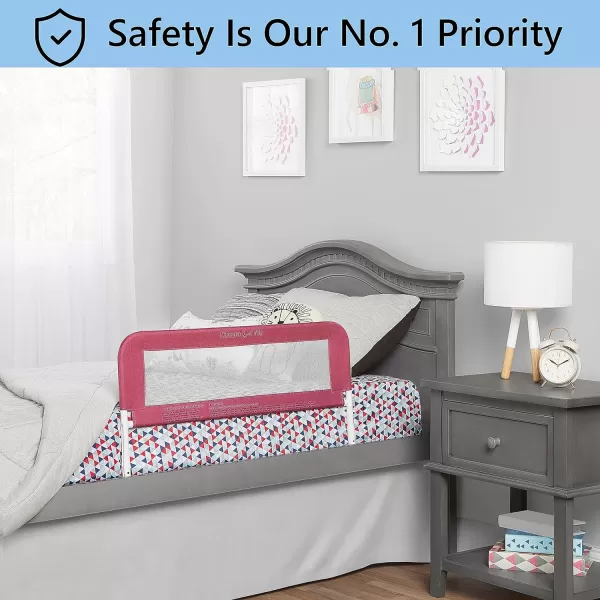 Dream On Me Lightweight Mesh Security Adjustable Bed Rail with Breathable Mesh Fabric in White