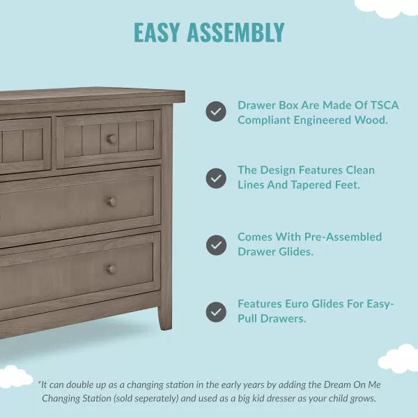 Dream On Me Maple Universal Dresser