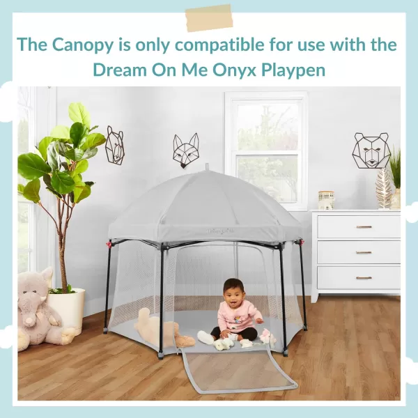 Onyx Playpen in Grey, Baby Playpen, Portable and Lightweight, Playpen for Babies and Toddler - Comes with a Comfortable Padded Floor