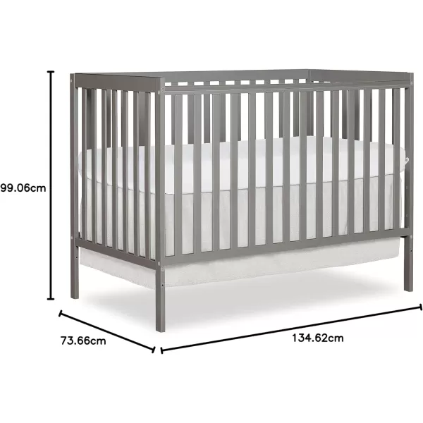 Synergy 5-In-1 Convertible Crib In Espresso, Greenguard Gold Certified