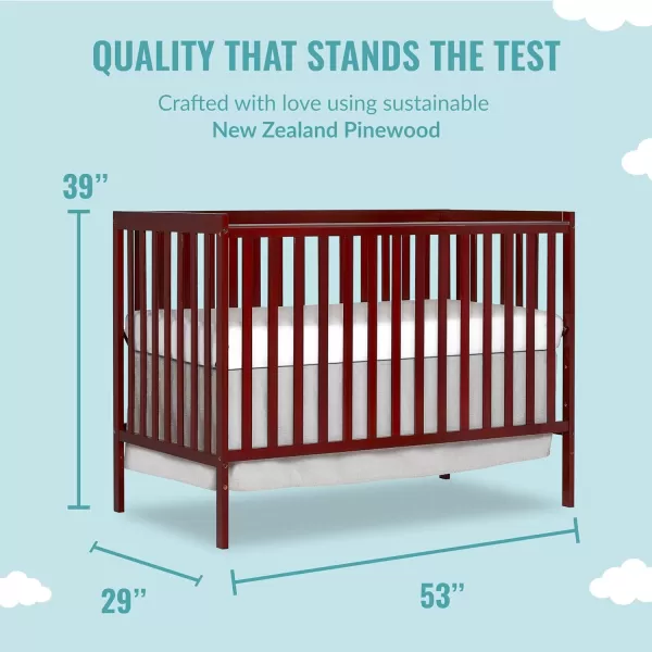 Synergy 5-In-1 Convertible Crib In Espresso, Greenguard Gold Certified