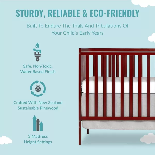 Synergy 5-In-1 Convertible Crib In Espresso, Greenguard Gold Certified