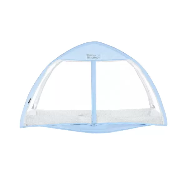 Ziggy Square Baby Playpen in Blue, Easy Set Up and Lightweight, Breathable Mesh Walls, Playpen for Babies and Toddlers