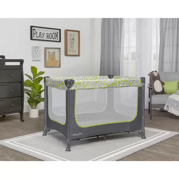 Zodiak Portable Playard in Mint, Lightweight, Packable and Easy Setup Baby Playard, Breathable Mesh Sides and Soft Fabric - Comes with a Removable Padded Mat