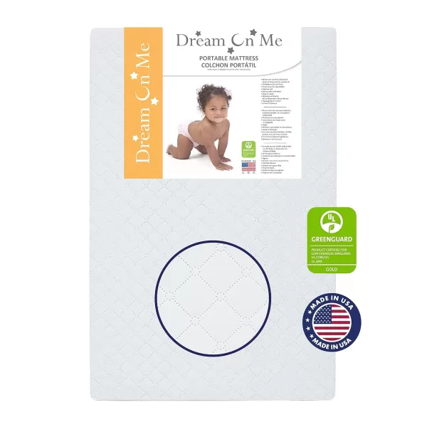 Zoom Portable Playard in Light Grey, Lightweight, Packable and Easy Setup Baby Playard, Breathable Mesh Sides and Soft Fabric - Comes with a Removable Padded Mat