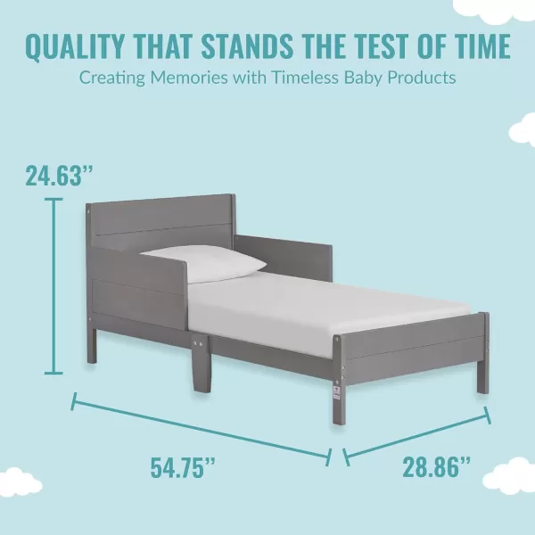 av2023-Dream On Me-Toddler Bed Made with Sustainable New Zealand pinewood-7bcd7e37 643X-SGY, Storm Grey