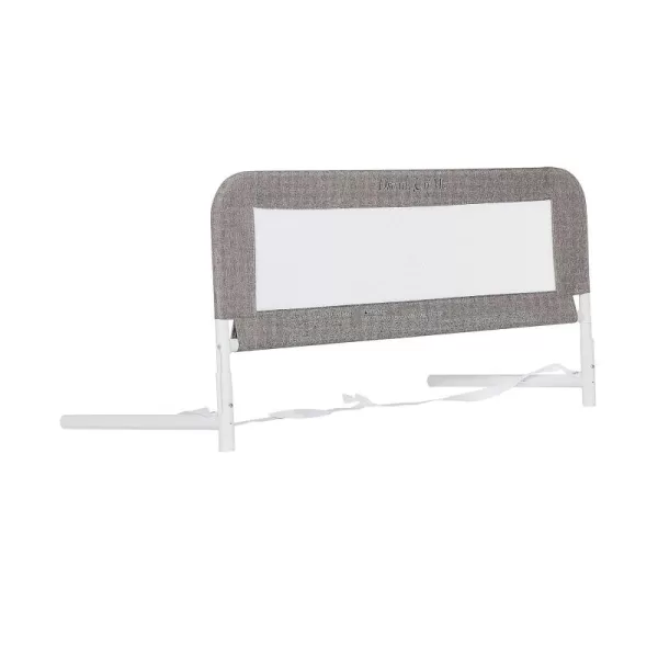 Dream On Me Lightweight Mesh Security Adjustable Bed Rail with Breathable Mesh Fabric in White