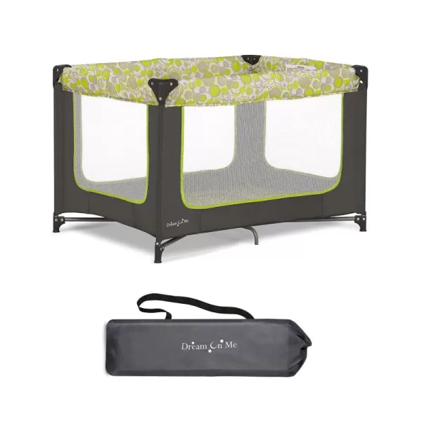 Zodiak Portable Playard in Mint, Lightweight, Packable and Easy Setup Baby Playard, Breathable Mesh Sides and Soft Fabric - Comes with a Removable Padded Mat