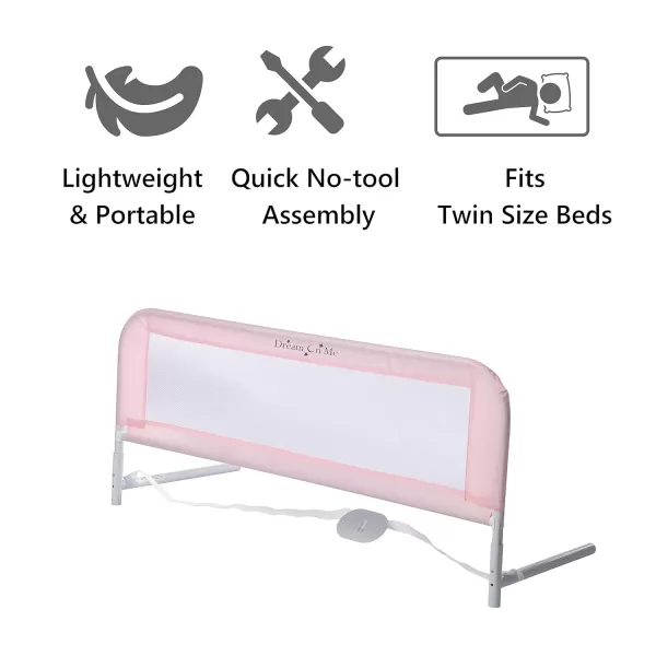 Adjustable Mesh Bed Rail, Two Height Levels, Ready To Use, Compatible with Adult Twin Size Beds, All Steel construction, Equipped with Guard Gap, Durable Nylon Fabric Mesh, Blue