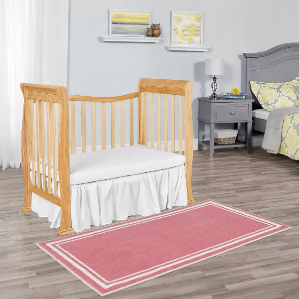 Dream On Me Violet 4-In-1 Convertible Mini Crib In Espresso, Greenguard Gold Certified, JPMA Certified, 3 Position Mattress Height Settings, Non-Toxic Finish