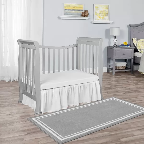 Dream On Me Violet 4-In-1 Convertible Mini Crib In Espresso, Greenguard Gold Certified, JPMA Certified, 3 Position Mattress Height Settings, Non-Toxic Finish