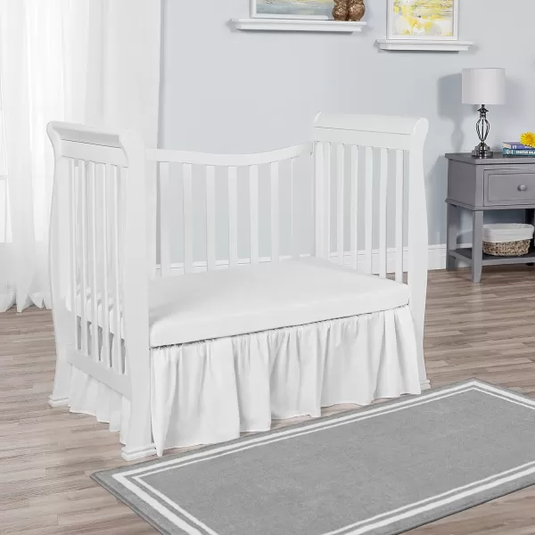 Dream On Me Violet 4-In-1 Convertible Mini Crib In Espresso, Greenguard Gold Certified, JPMA Certified, 3 Position Mattress Height Settings, Non-Toxic Finish