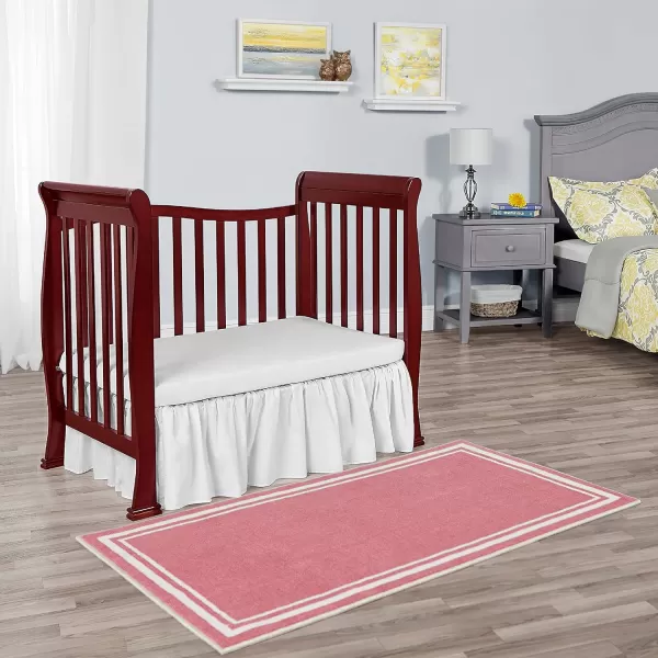 Dream On Me Violet 4-In-1 Convertible Mini Crib In Espresso, Greenguard Gold Certified, JPMA Certified, 3 Position Mattress Height Settings, Non-Toxic Finish