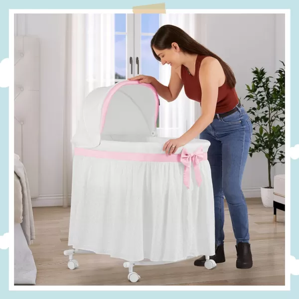 Montreal Portable 2-in-1 Bassinet in Pink