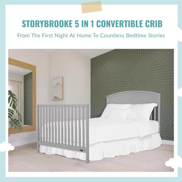 Storybrooke 5 in 1 Convertible Crib