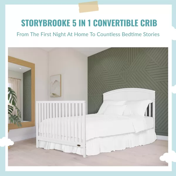 Storybrooke 5 in 1 Convertible Crib