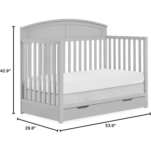 Storybrooke 5 in 1 Convertible Crib with Under Drawer