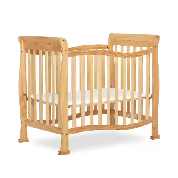 Dream On Me Violet 4-In-1 Convertible Mini Crib In Espresso, Greenguard Gold Certified, JPMA Certified, 3 Position Mattress Height Settings, Non-Toxic Finish