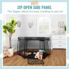 imageDream On Me Onyx Playpen in Black Baby Playpen Portable and Lightweight Playpen for Babies and Toddler  Comes with A Comfortable Padded Floor